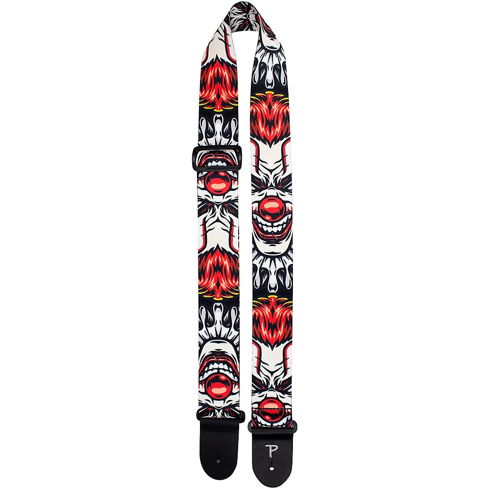 Perri's Clown Face Polyester Guitar Strap 2 in.