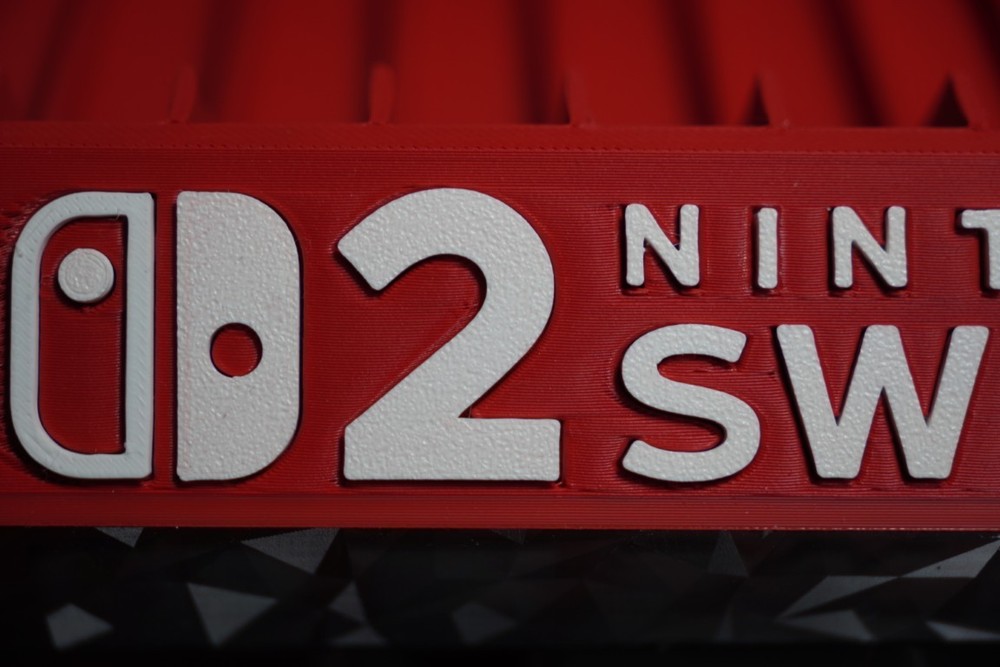 Black Or Red Display Stand for Nintendo Switch 2 games