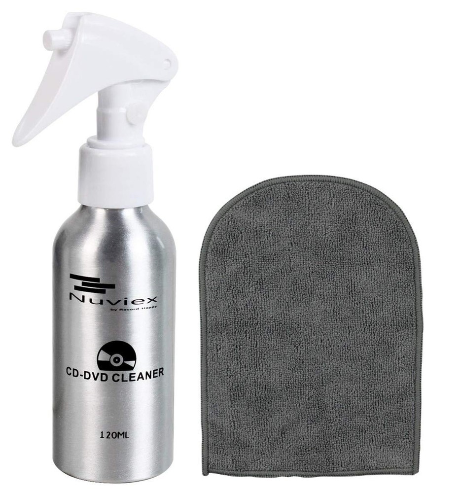 CD DVD Cleaner Solution Spray Fluid - Premium Compact disc Cleaning Kit with...