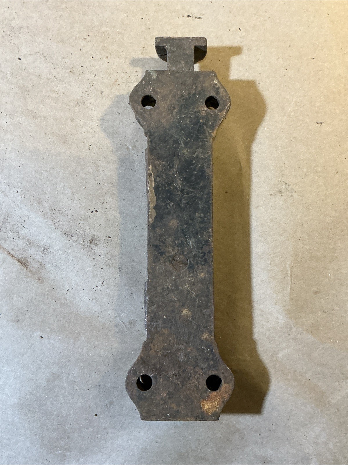 Antique Victorian Cast Metal Door Lock Surface Latch As Is INV-AT13