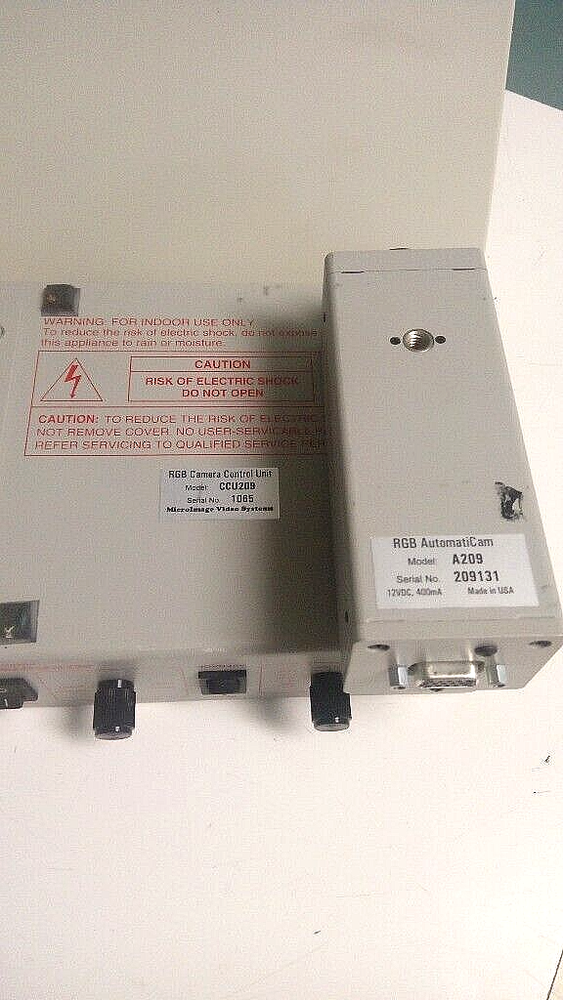 MicroImage Microscope Video A209 Camera Set w/ CCU209 Controller & VP300 Pointer