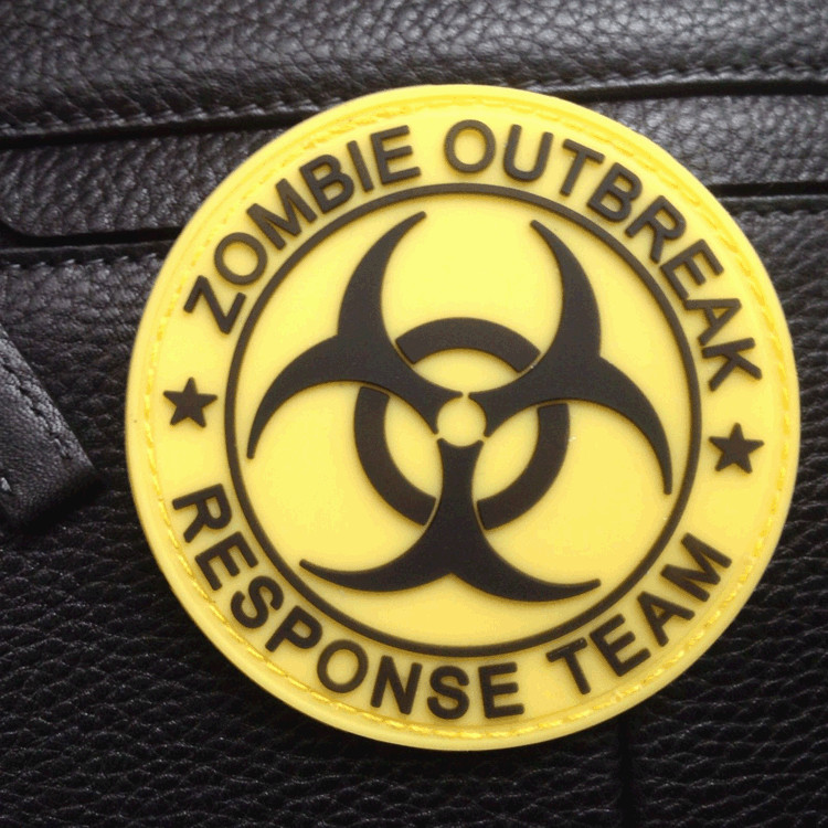 ZOMBIE HUNTER OUTBREAK RESPONSE TEAM TACTICAL BIOHAZARD 3D PVC PATCH