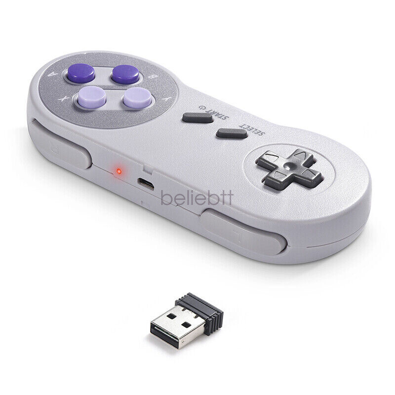 1/2 Wireless SNES USB Super NES Controller Joypad for Mac RetroPie Raspberry Pi