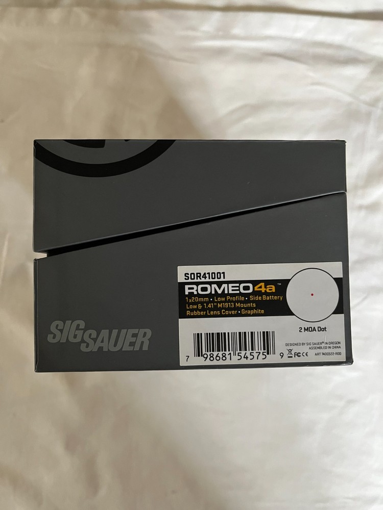 SIG SAUER Romeo4 Compact Red-Dot Sight (SOR41001)