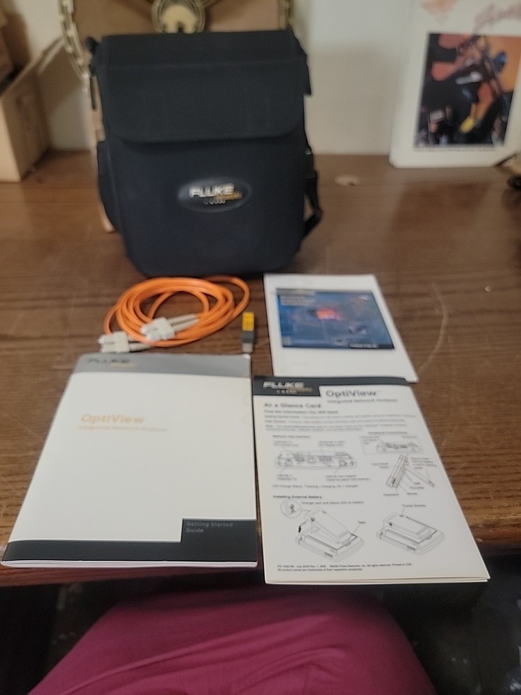 FLUKE Networks OptiView Ethernet PRO Integrated Network Analyzer In Case.