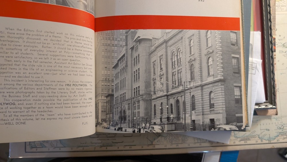 Polywog 1952 Brooklyn Polytechnic Institute Yearbook excellent original