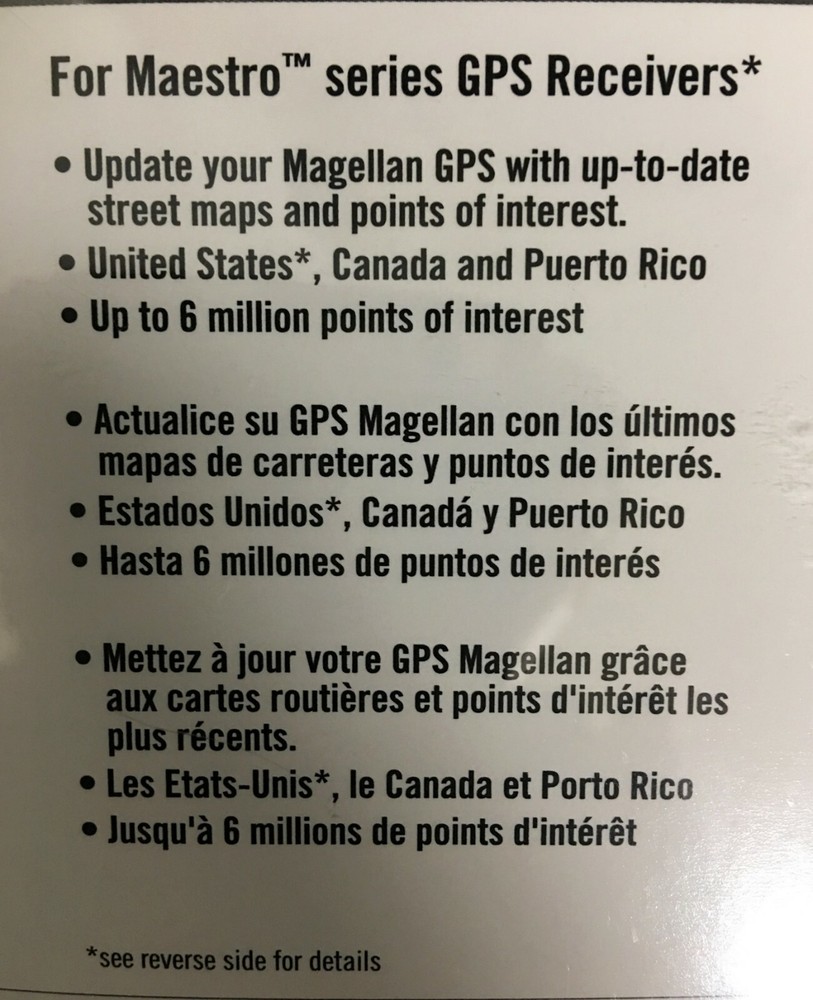 MAGELLAN 2008/2009 MAP UPDATE NAVTEQ ON BOARD