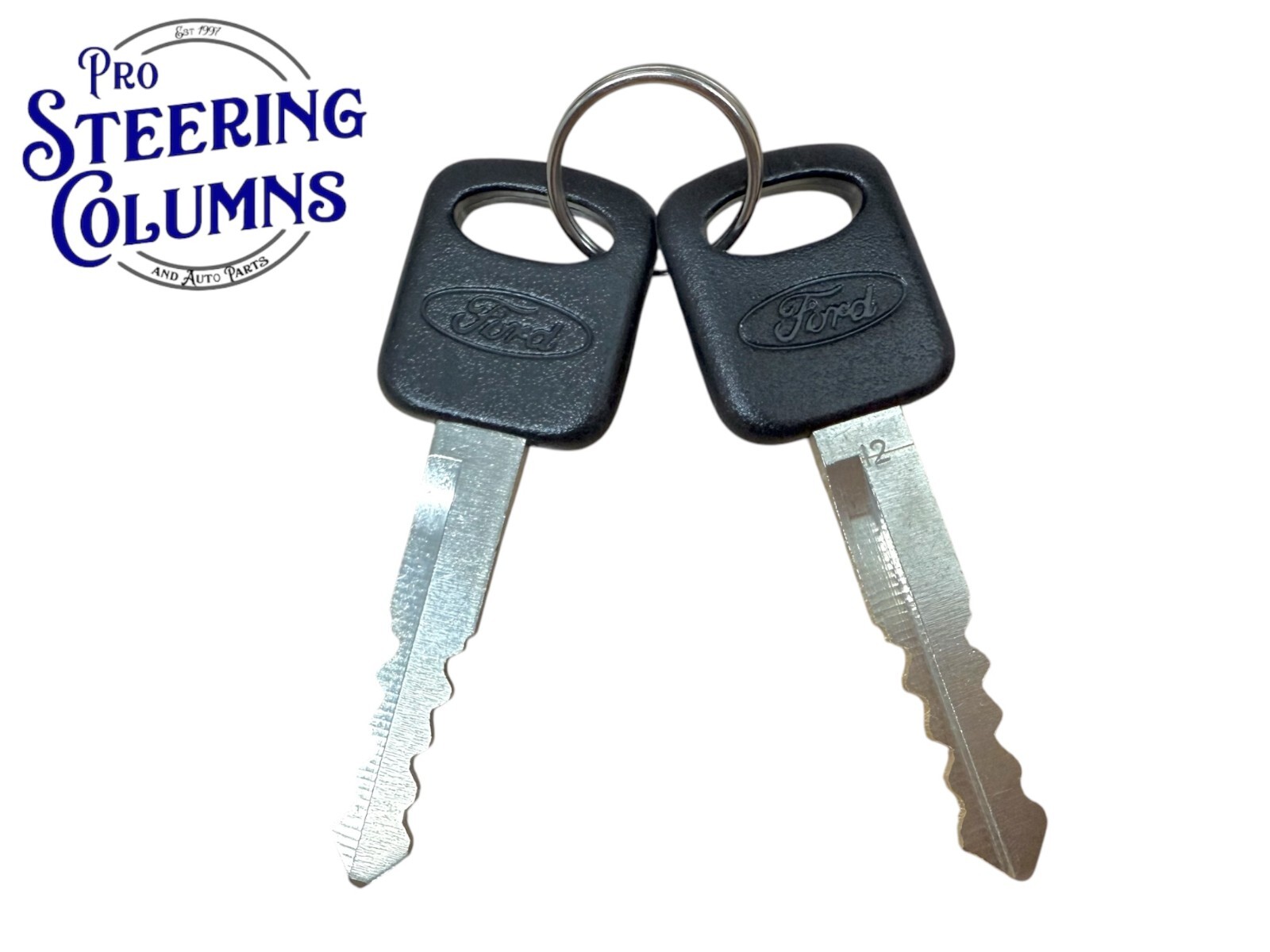 92-96 Bronco F-150 F-250 F-350 Ignition & Door Lock Cylinder Set 2 Ford OEM Keys