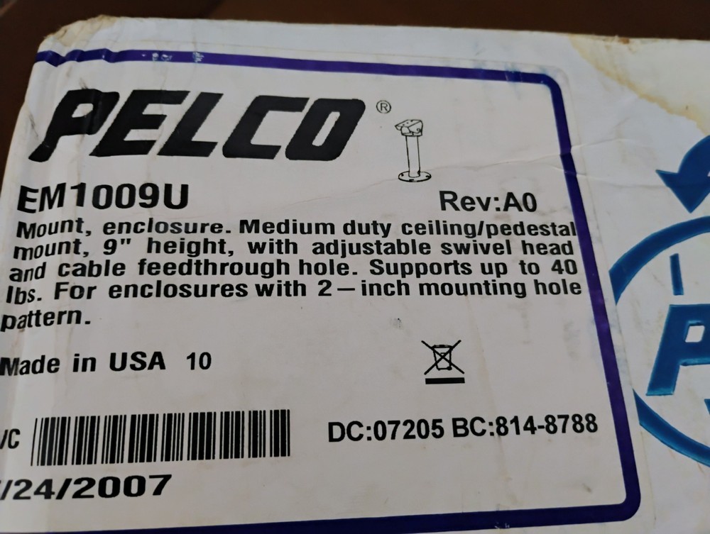 EM1009U Medium Duty Ceiling/Pedestal/Wall Mount