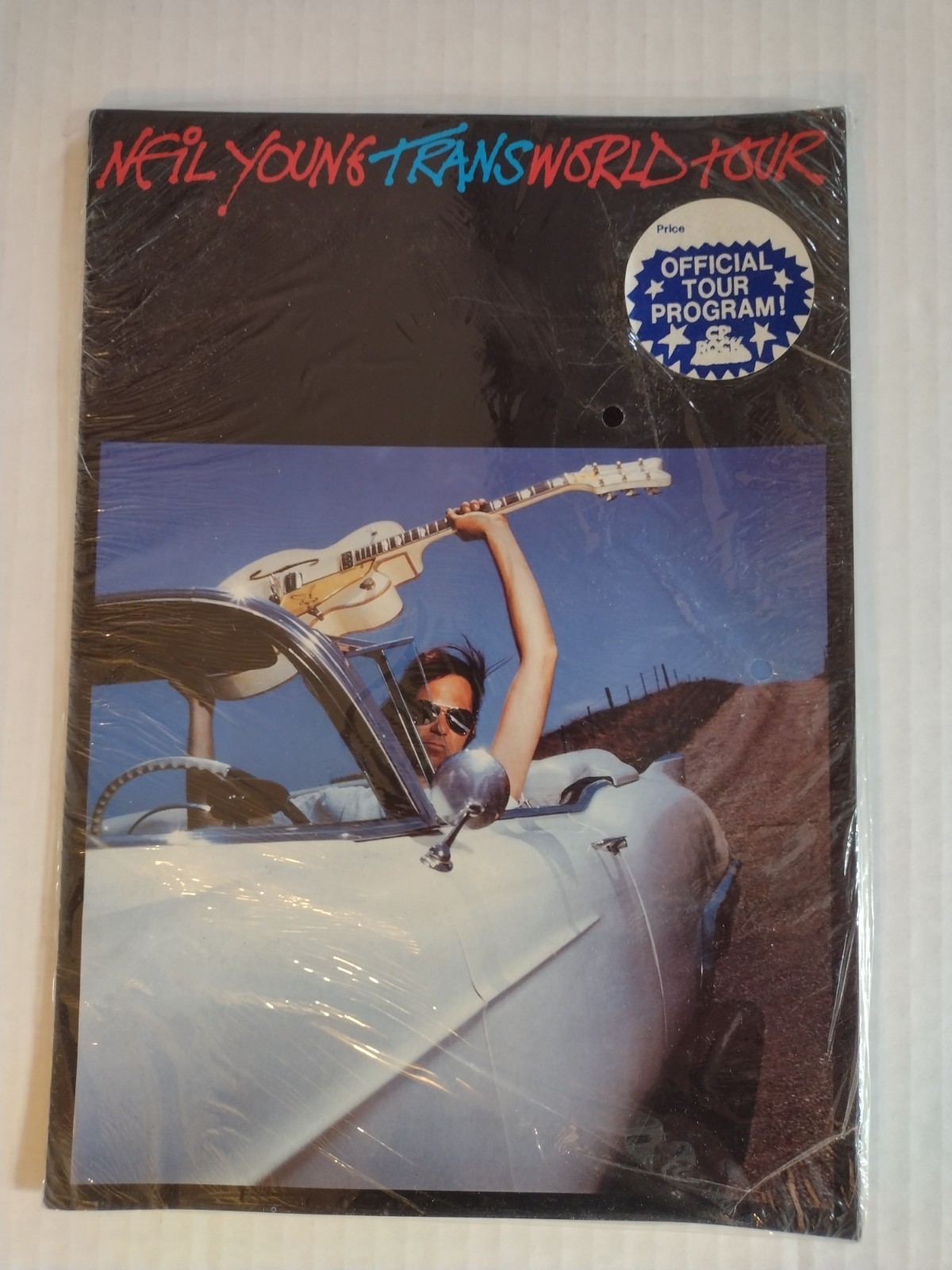 NEIL YOUNG ORIGINAL Trans World Tour Program 1982  SEALED1