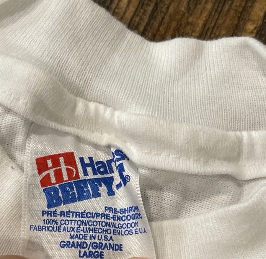 Fallbrook High Nomination Convention Single Stitch Men Size Large White