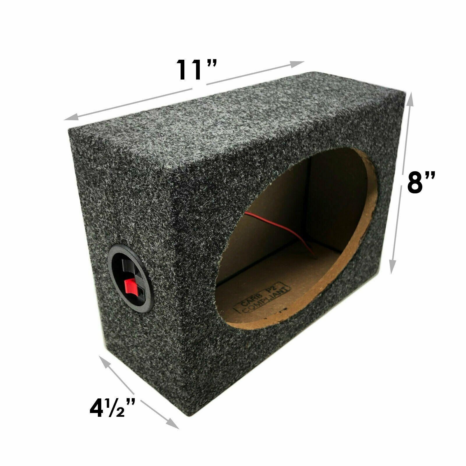 2x SoundXtreme 6x9" 4-Way 1040w Speakers Pair + 2x 6x9" Car Truck Speaker Box