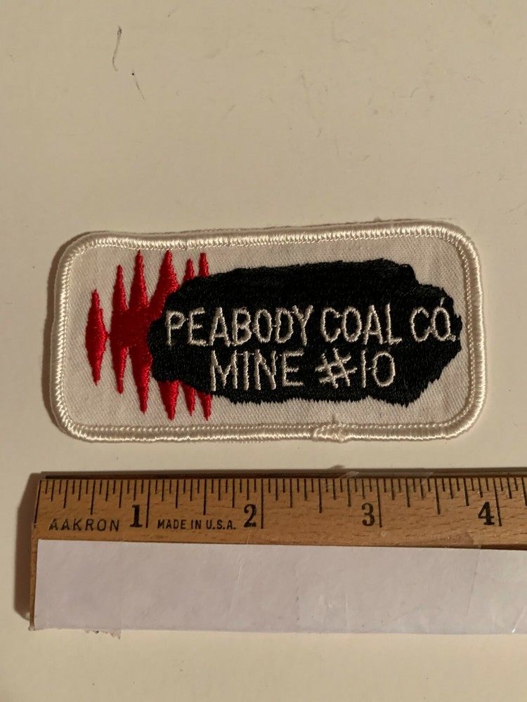 Peabody Mine #10 Mine  Embroidered Patch Sew On Patch