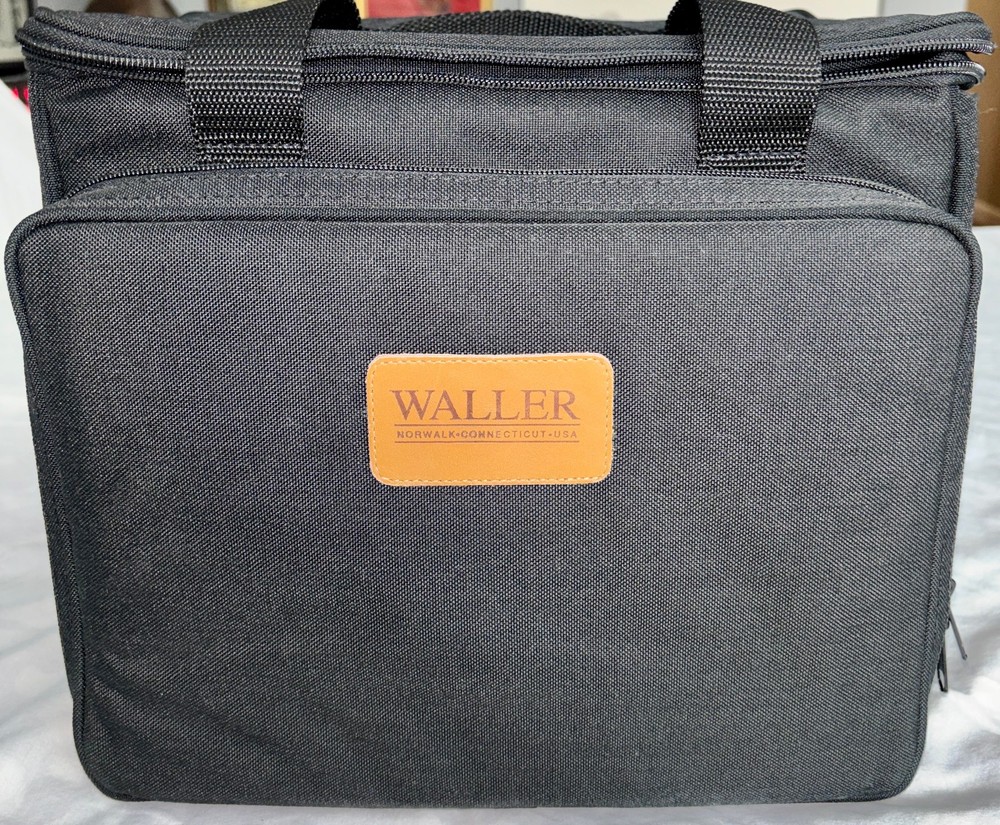 Waller Pilot Flight Bag, Black, Excellent Condition