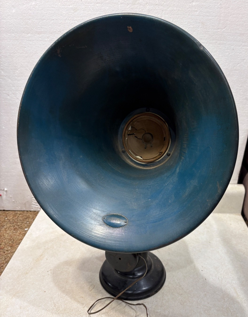 Atwater Kent Model L goose neck radio speaker Untested