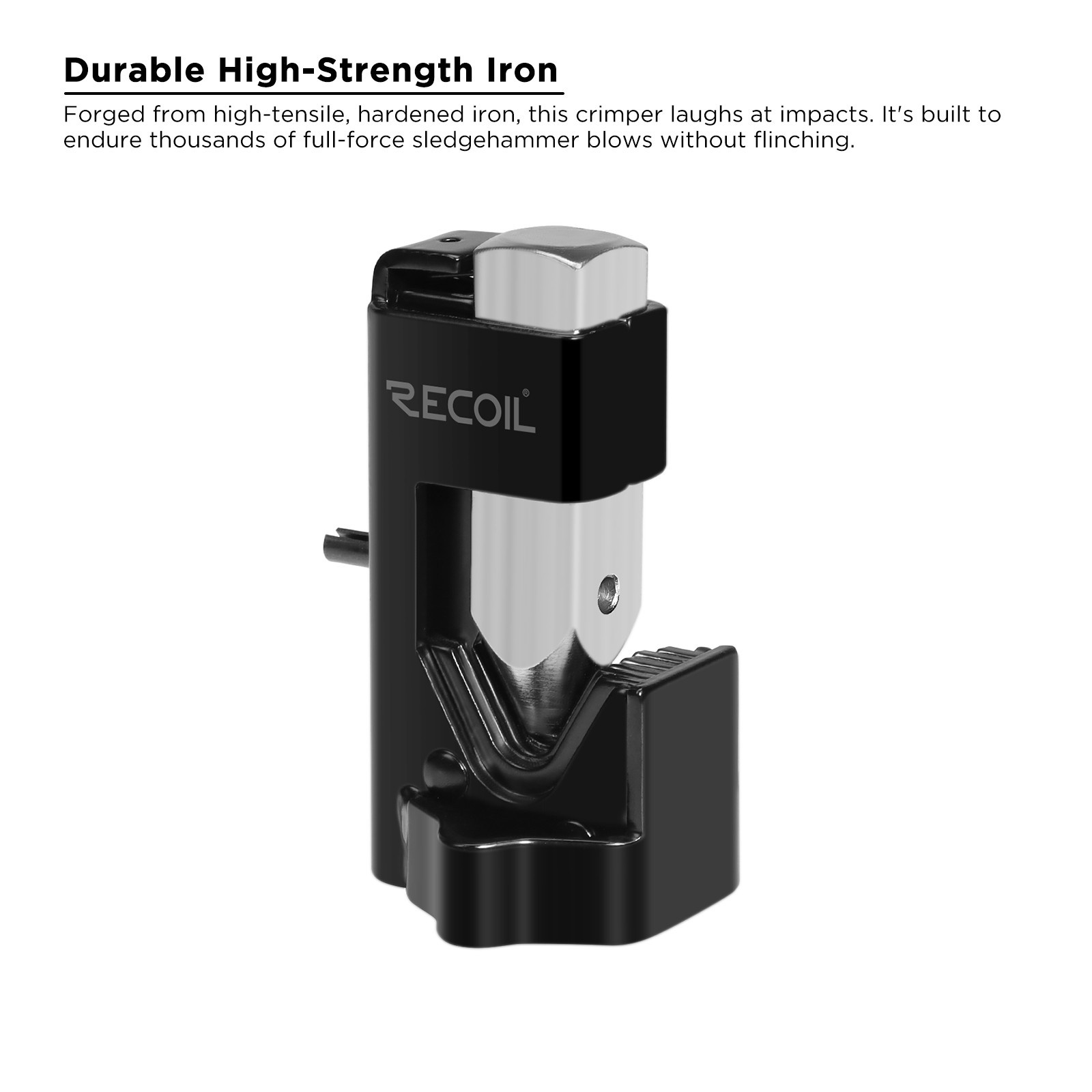 RECOIL IH-HC2 Hammer Crimper Terminal and Lug Crimping Tool 10AWG – 4/0 AWG