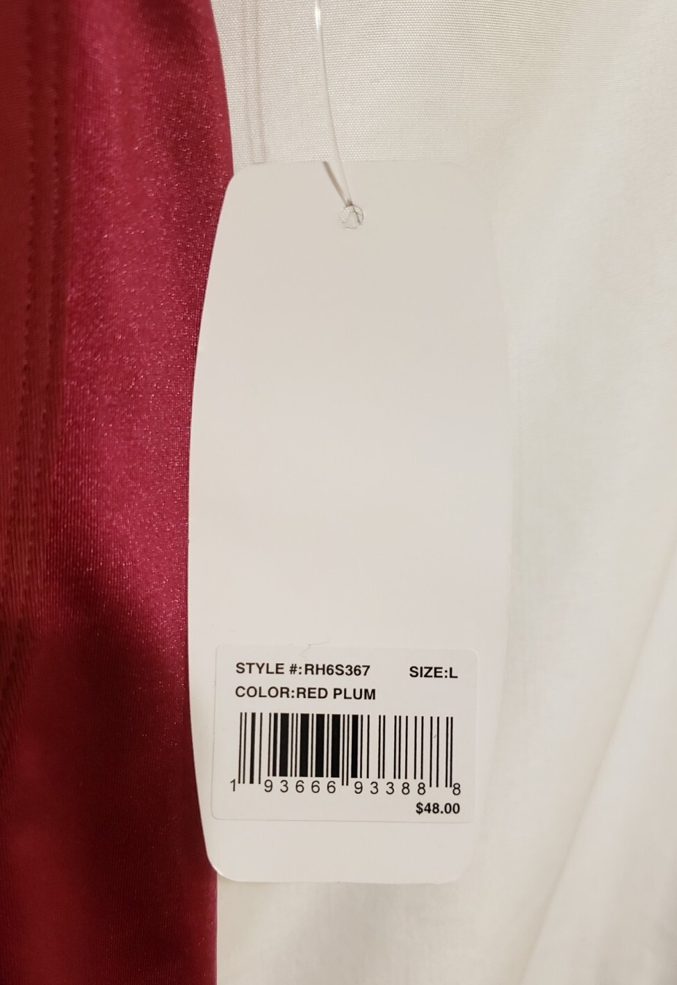 SPALDING Leggings Women Large Red Plum Pull On Ankle Length Yoga Athletic