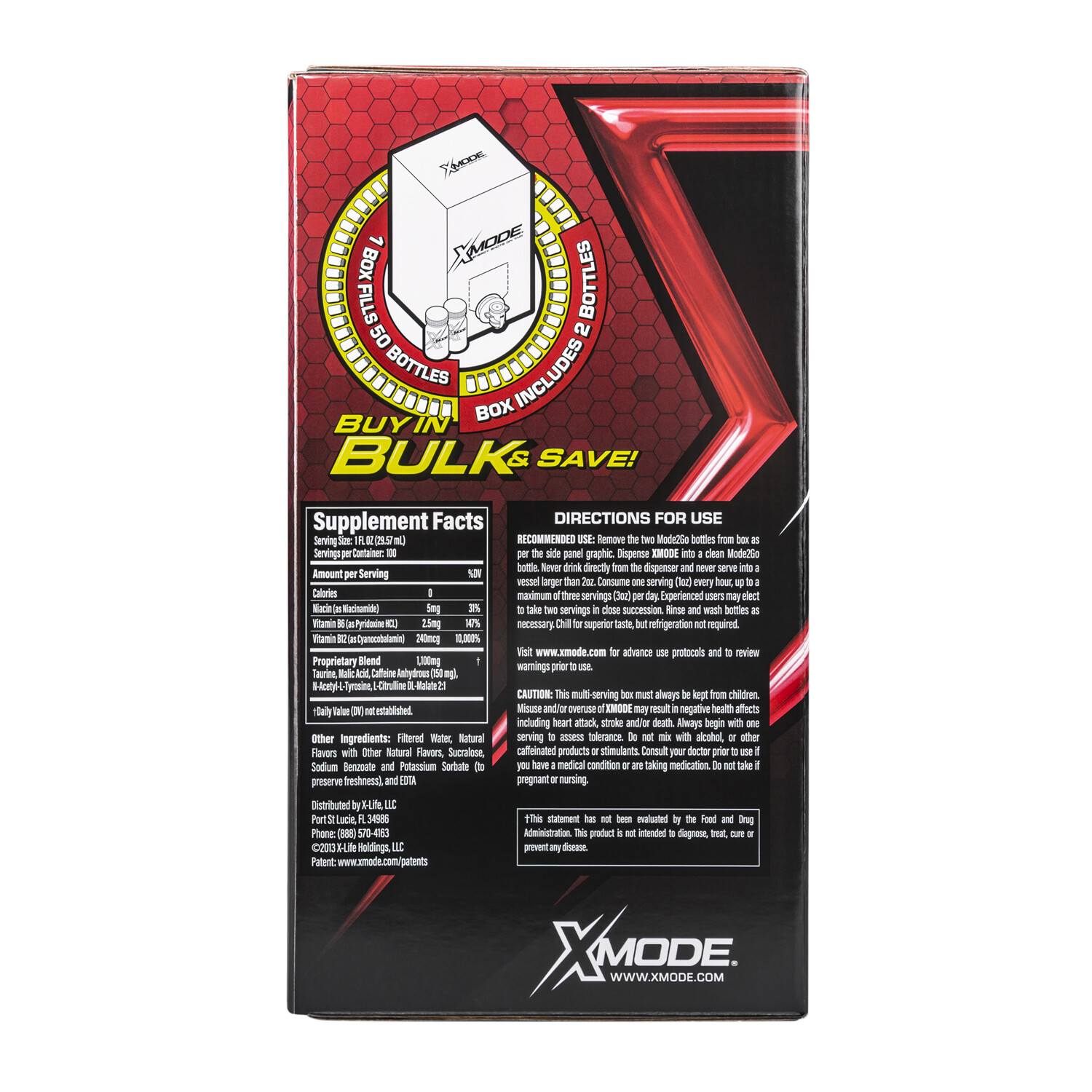 XMODE Energy Shot Keg (Compare to 5 Hour Energy but 100 Shots on Tap)