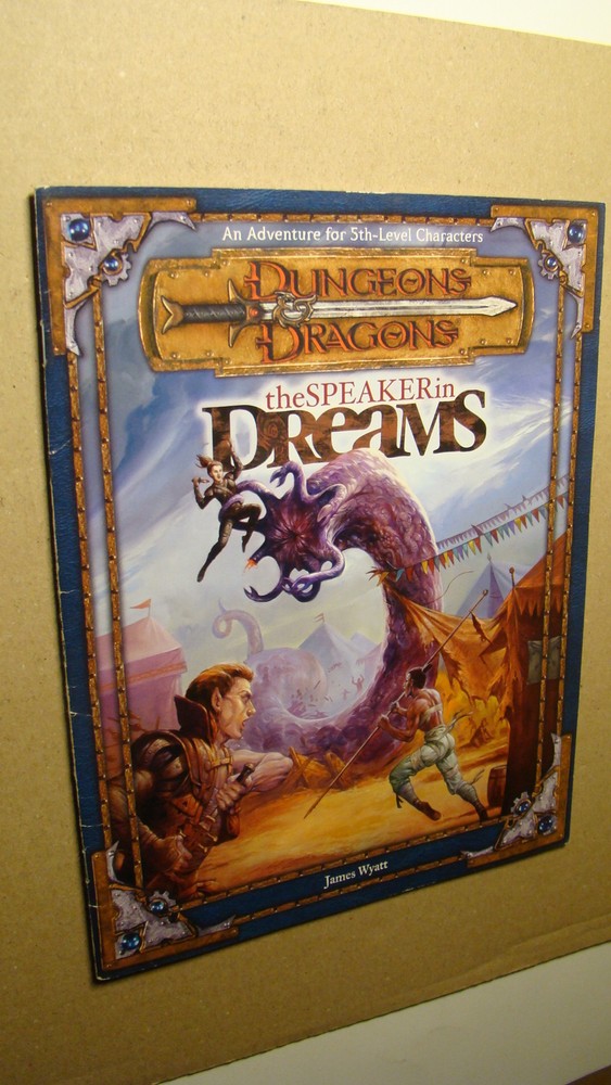 MODULE - SPEAKER IN DREAMS *NICE* COMPLETE ORIGINAL DUNGEONS DRAGONS