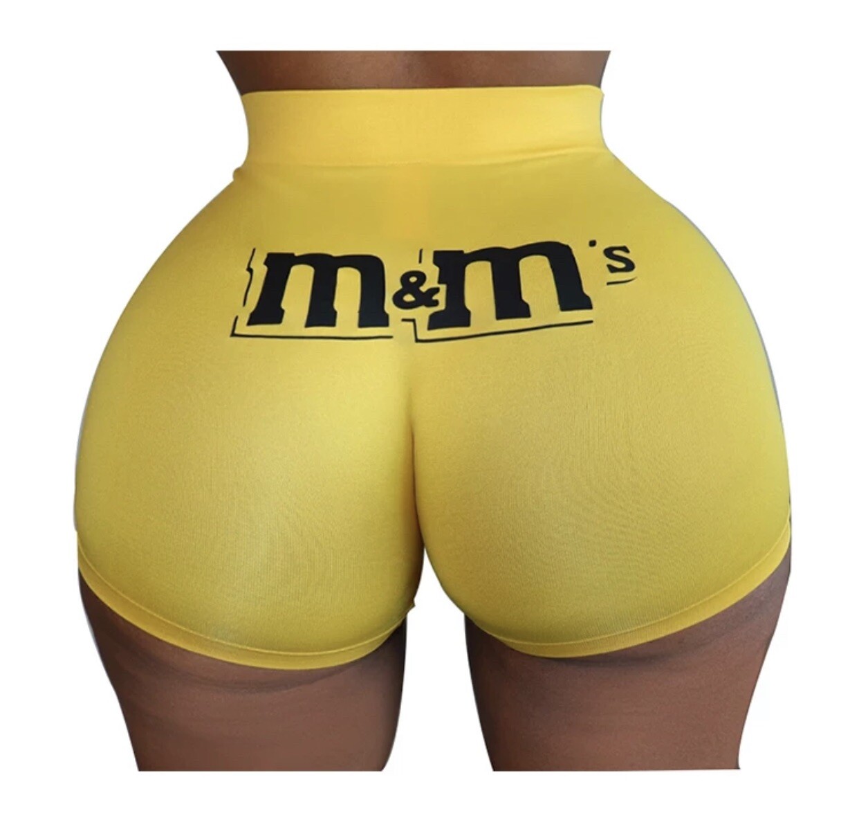 *NEW Womens M&M’s Booty Shorts Plus Size 2XL Snack Candy Hot Pants Yoga Workout