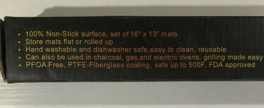 BBQ Grill Mat 16"x13" - NON STICK - NEW