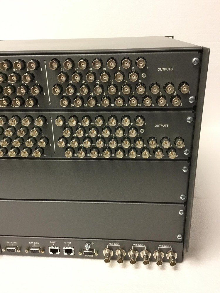 NEW GRASS VALLEY Concerto Multi-Format Router W/2XCrs2001 Fast Controller,WORKNG