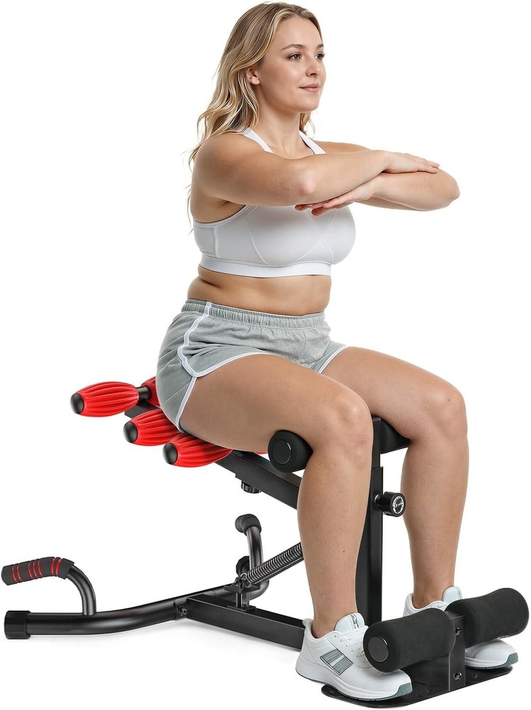 Deep Squat Machine Adjustable Glutes Trainer Machine Core & Leg Exercise Home