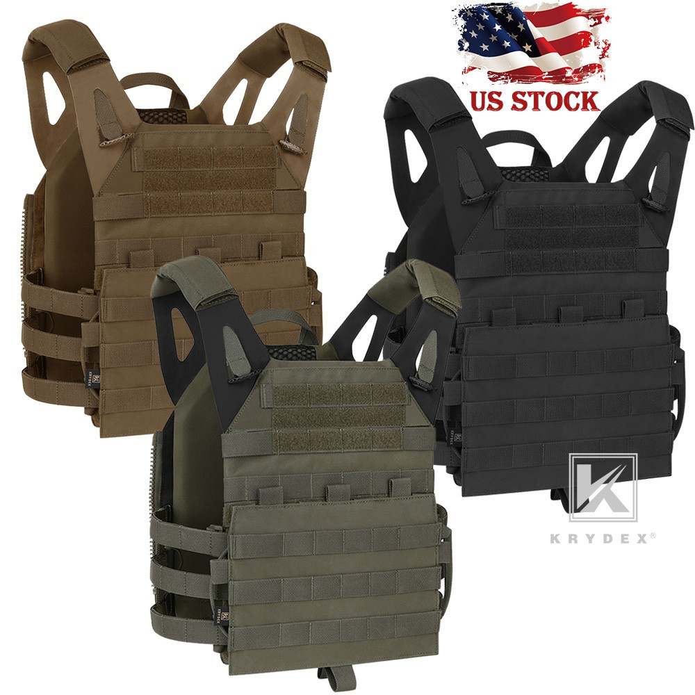 KRYDEX JPC2.0 Tactical Plate Carrier w MOLLE Panel Tactical Vest Army Camouflage