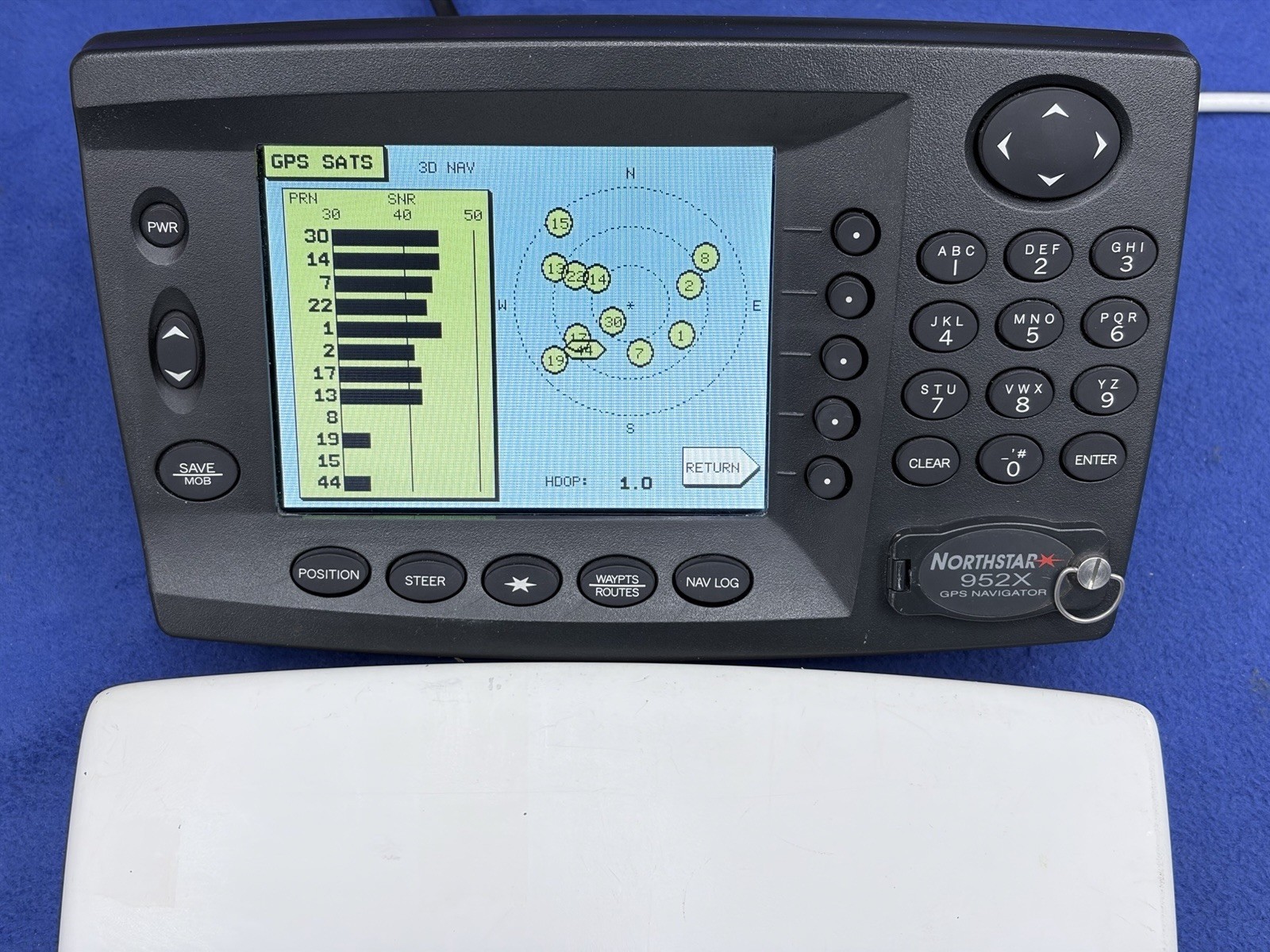 Northstar 952x GPS WAAS Chartplotter Display W/ Cover - Fully Tested & Working