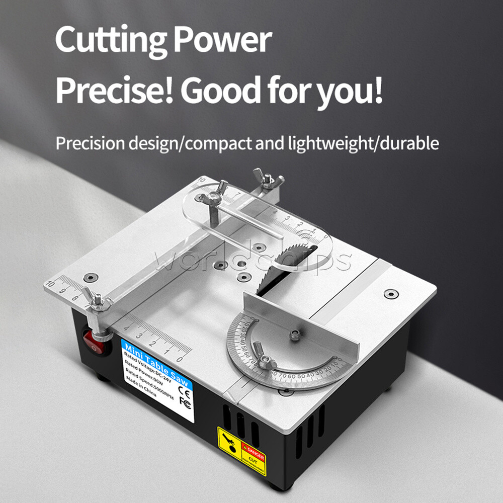 DC24V Woodworking Table Saw Electric Multi-Function Precision Cutting Machine