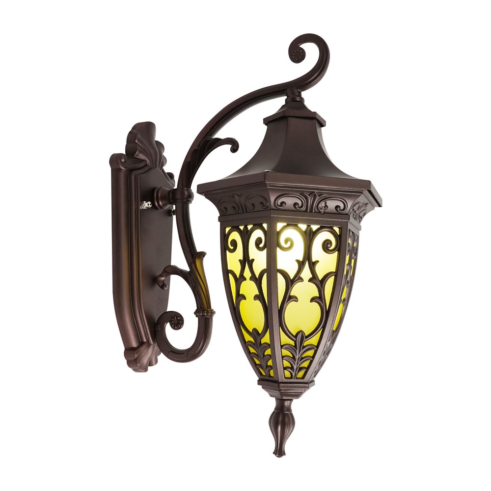 Ip55 Does Not Include Bulb Retro Outdoor Wall Lamp Shell Mold Wall Mount Bronze