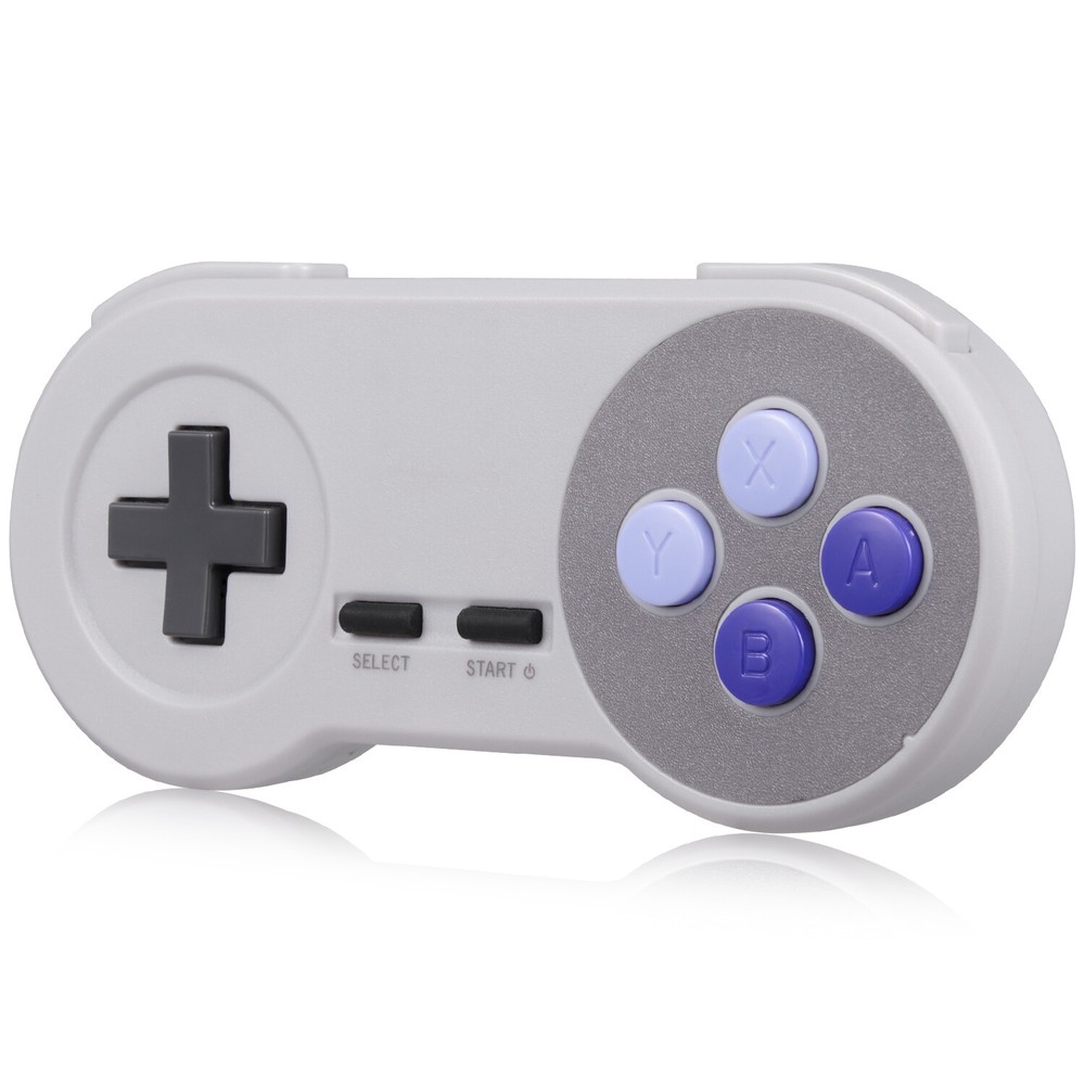 Wireless USB SNES Controller Game pad for Super Retro Games Windows PC Mac Linux