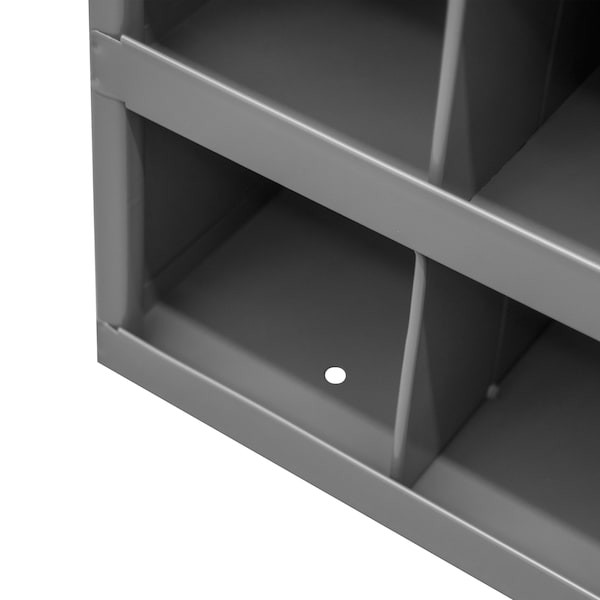 Durham Mfg 350-95 Pigeonhole Bin Unit, 72 Compartments, 8-1/2 In D X 42 In H X