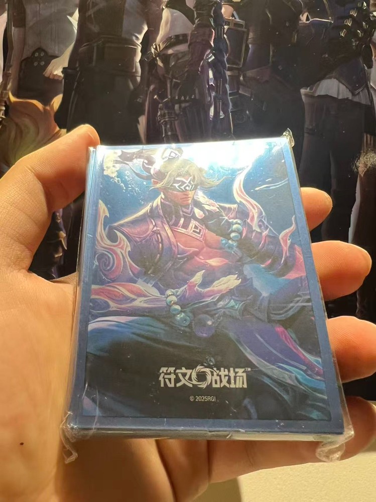 Riftbound Exclusive Lee Sin Sleeves from Draft Kit Middle Box