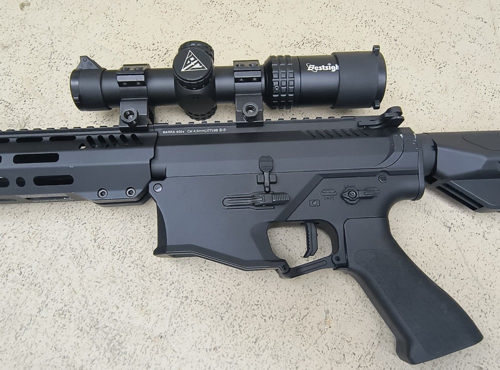 Barra 400E BB Rifle 0.177 with bestsight scope
