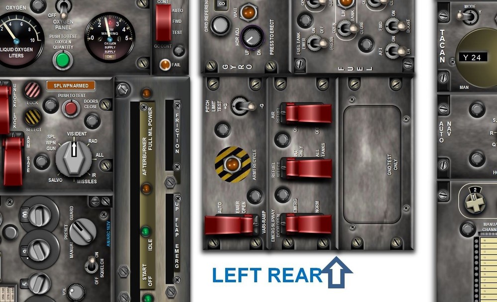F106 DELTA DART 'SIX' COCKPIT instrument panel CDkit