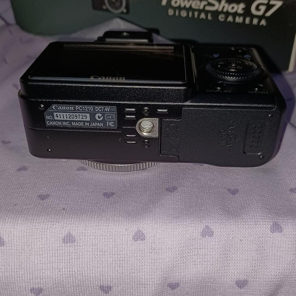 Canon PowerShot G7 Digital Camera Tested Good Condition Compact Camera