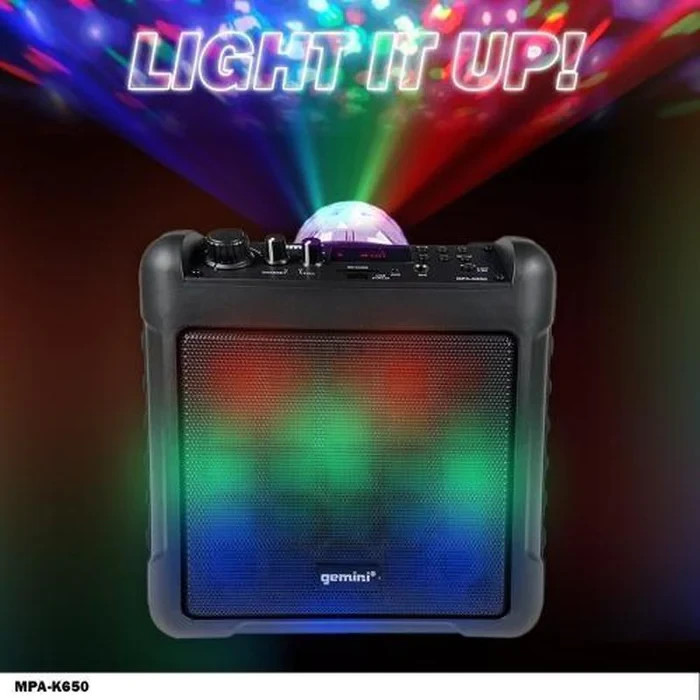 Gemini Gemini MPA-K650 Karaoke Party Speaker