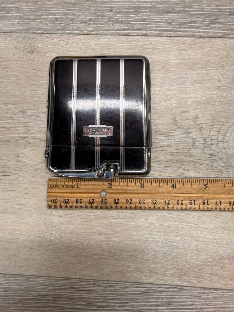 Vintage Ronson Ten a Case Cigarette Case Lighter