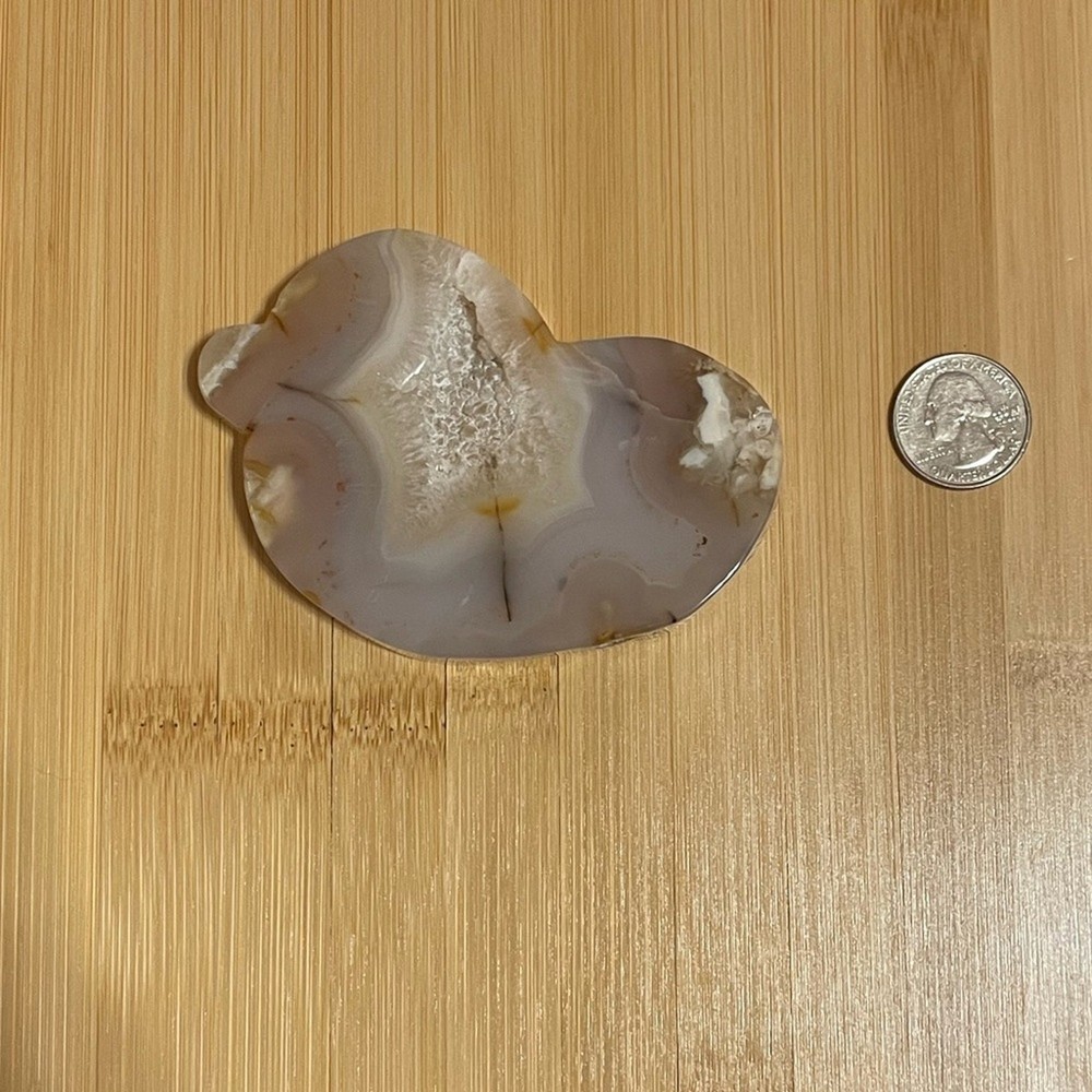 Druzy Flower Agate Duck Slab