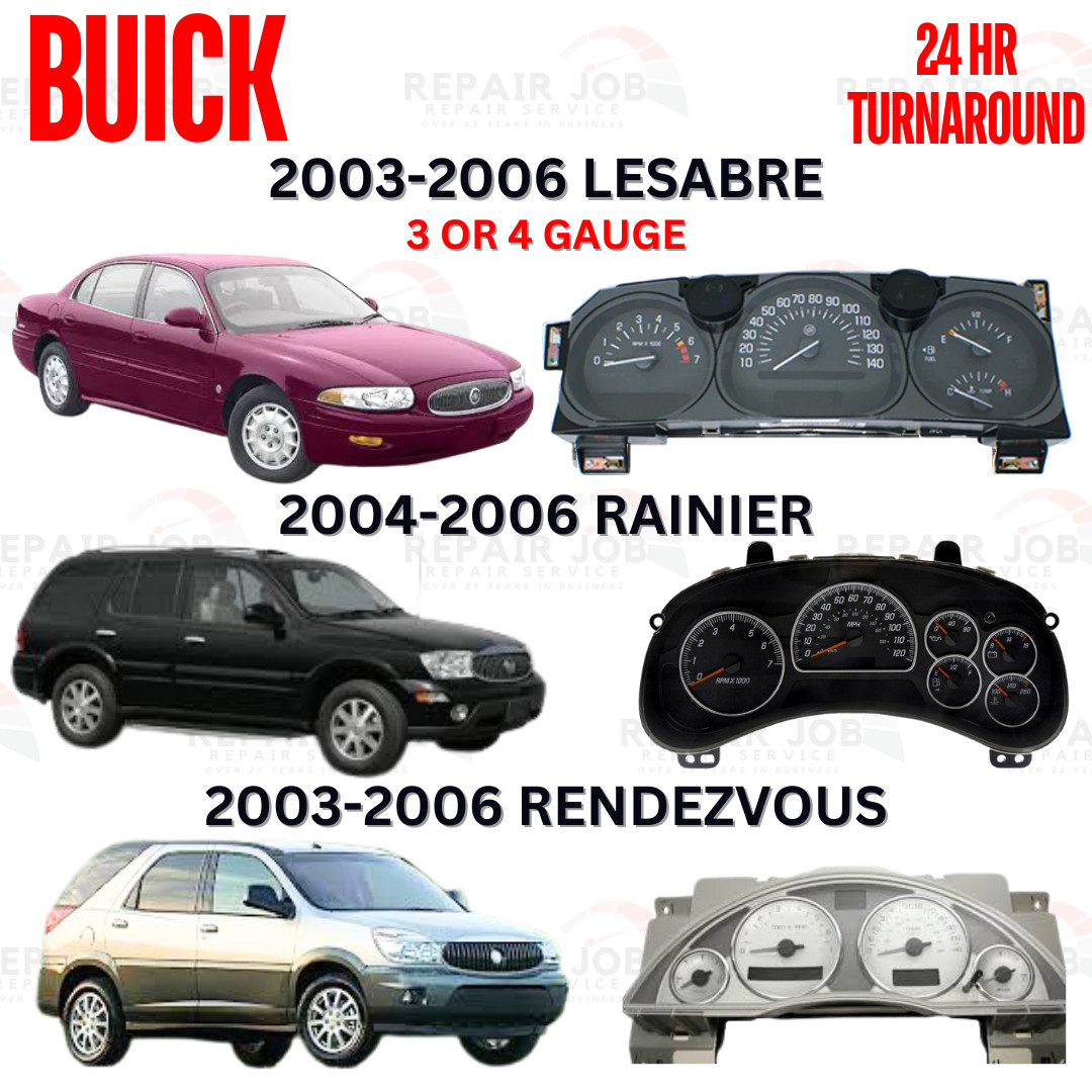 03-07 GM Chevrolet Silverado Tahoe Instrument Gauge Cluster FULL REPAIR SERVICE