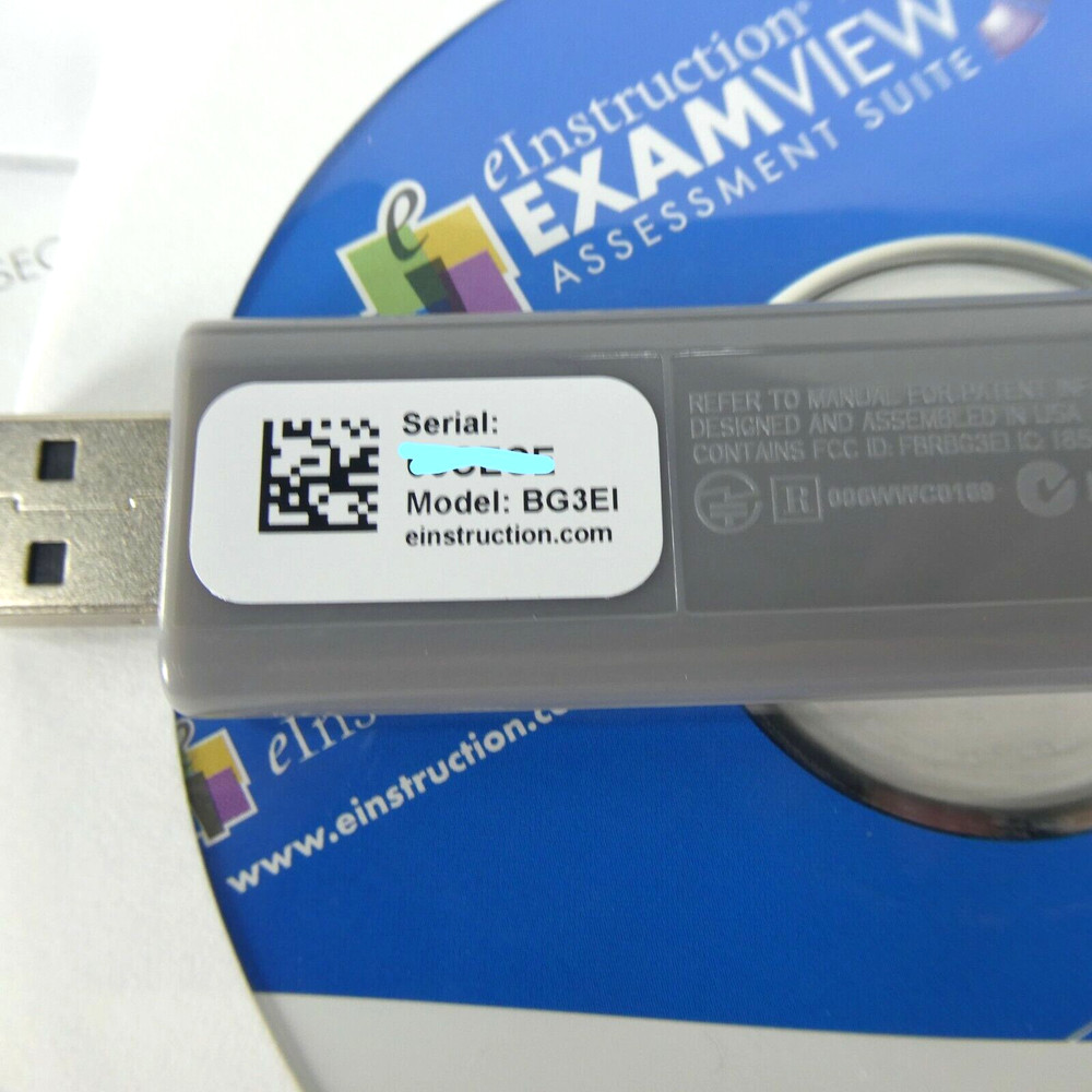 CPS Einstruction KG3EI Classroom Performance System With Remotes & BG3E1 Dongle