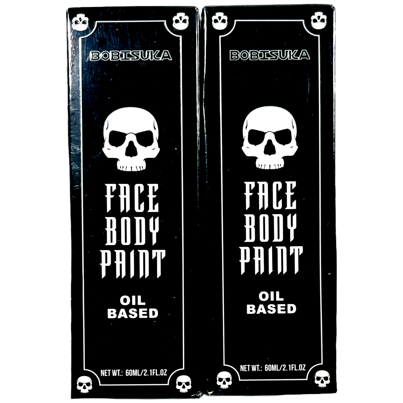 BOBISUKA Face Body Paint Oil Based 2 fl oz - 08 Gold - Halloween - LOT of 2