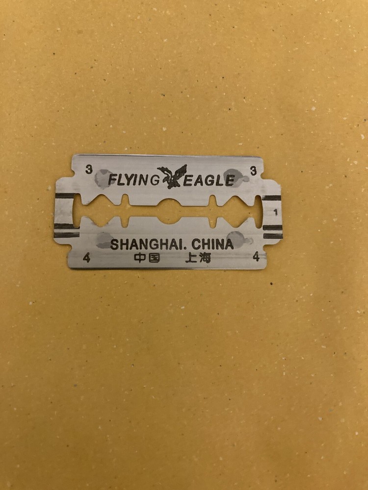 5 Double Edge Razor Blades, Flying Eagle