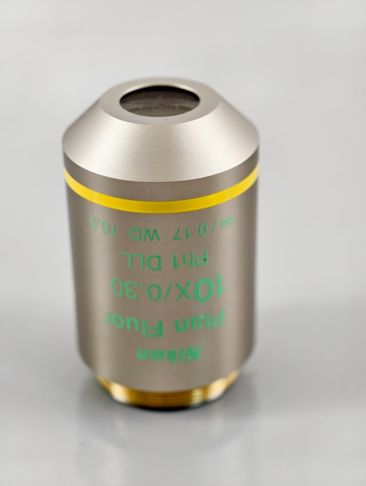 Nikon Plan Fluor 10x 0.30 Ph1 DLL Microscope Objective Eclipse E & i Series