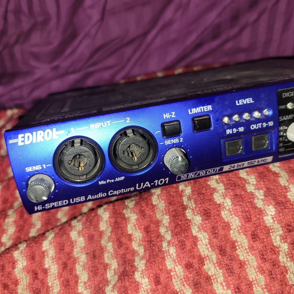 Roland EDIROL UA-101 Audio Recording Interface 24bit Interface 10 Inputs in/out