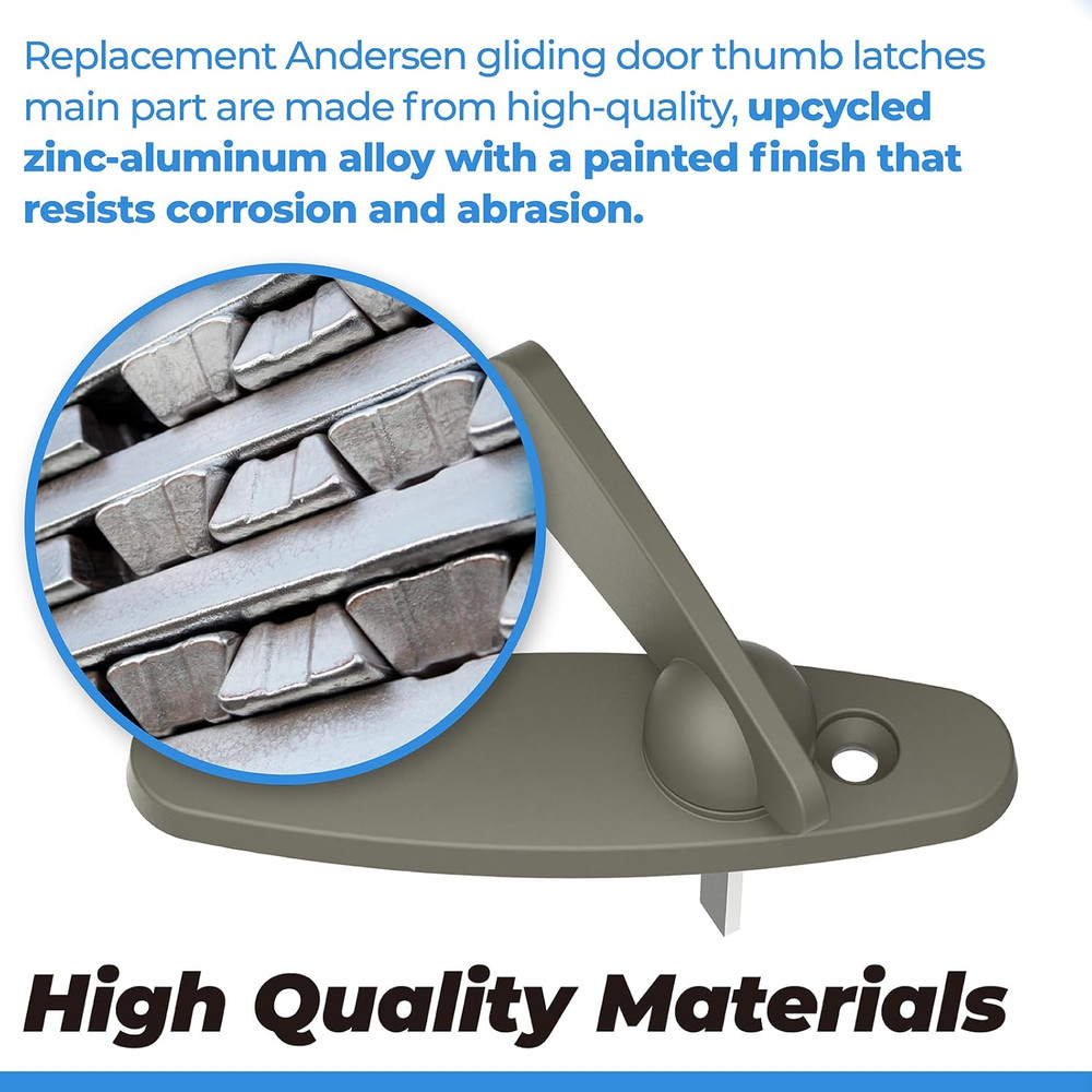 Replacement Andersen Gliding Door Thumb Latch Compatible with Andersen Sliding G