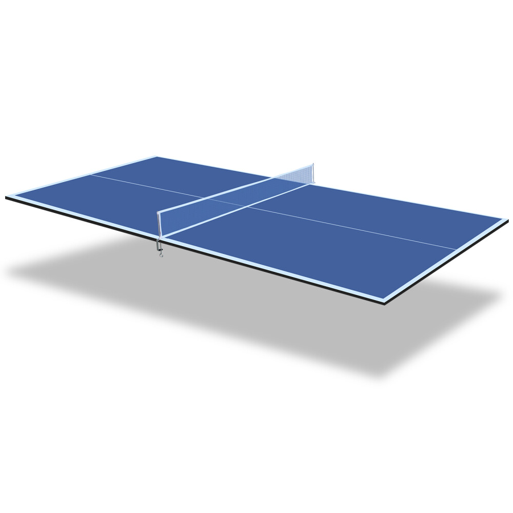 8ft Mid-Size Ping Pong Conversion Top Foldable & Portable Table Tennis Table Top
