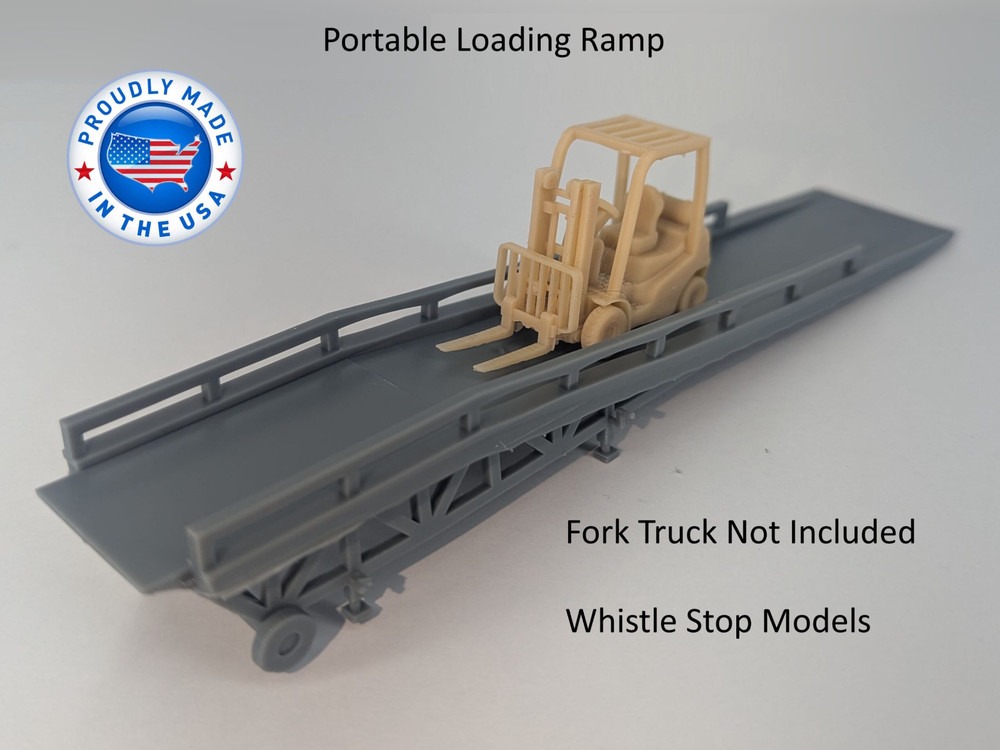 N Scale Portable Truck Loading Ramp