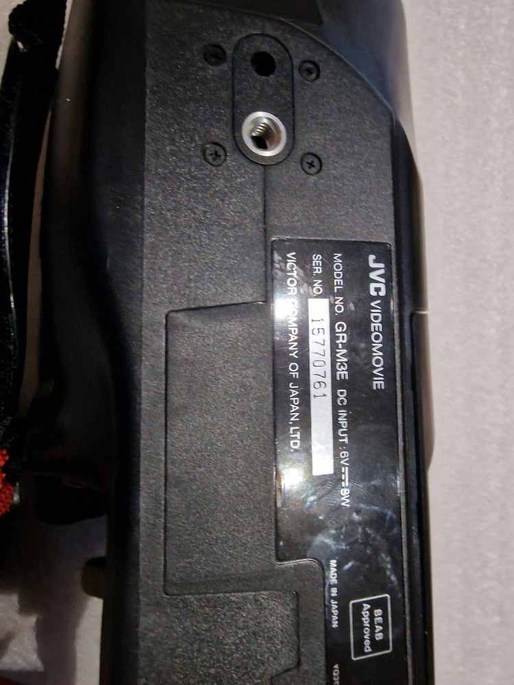 Jvc Compact Vhs Videomovie GR-M3 Untested Read Description